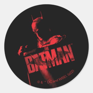 The Batman Cape & Logo Classic Round Sticker