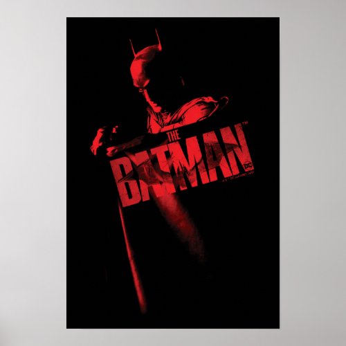 The Batman Cape  Logo Poster