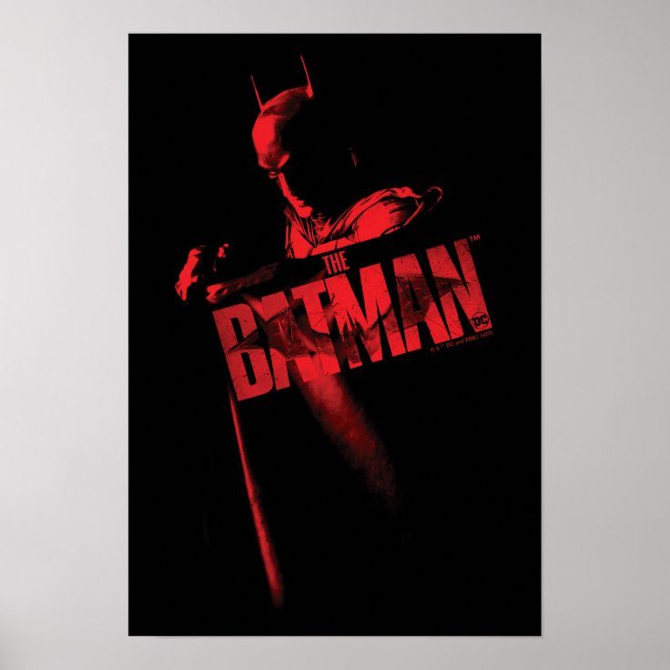 The Batman Cape & Logo Poster | Zazzle