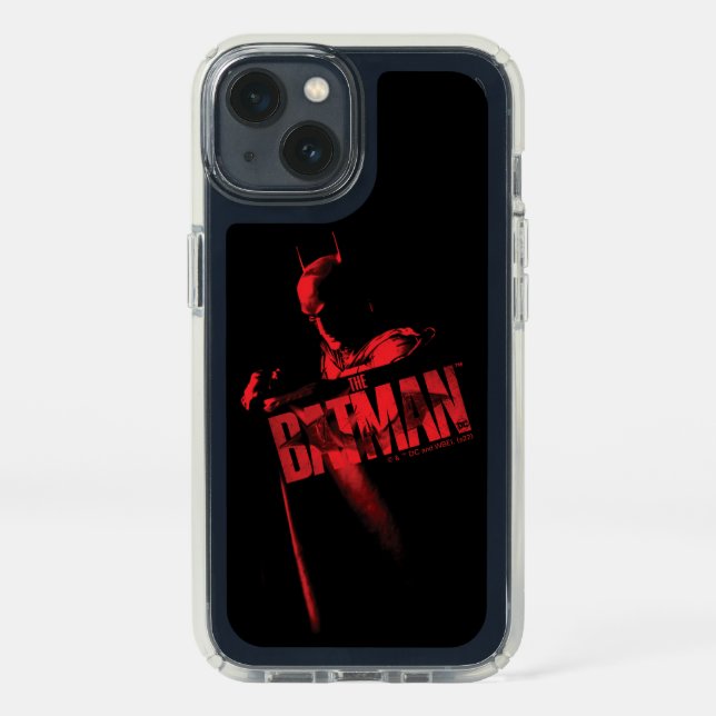 The Batman Cape & Logo Speck iPhone 13 Case (Front)