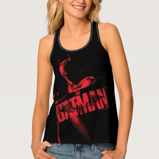 The Batman Cape & Logo Tank Top (Front)