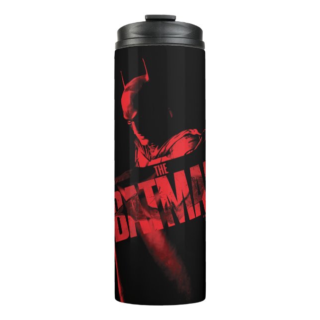 The Batman Cape & Logo Thermal Tumbler (Front)