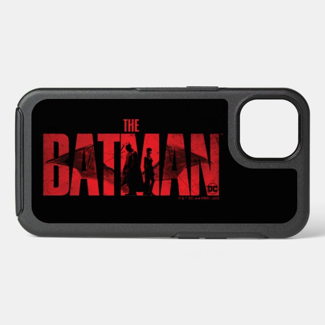 The Batman & Catwoman Logo Otterbox iPhone Case (Back Horizontal)