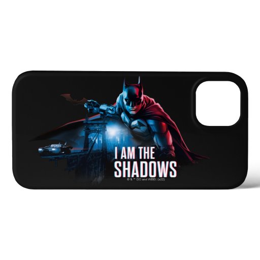 The Batman Character Graphic - I Am The Shadows iPhone 13 Case