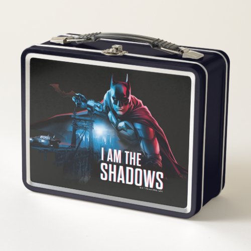 The Batman Character Graphic _ I Am The Shadows Metal Lunch Box