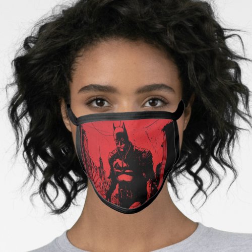 The Batman Comic Book Illustration Face Mask