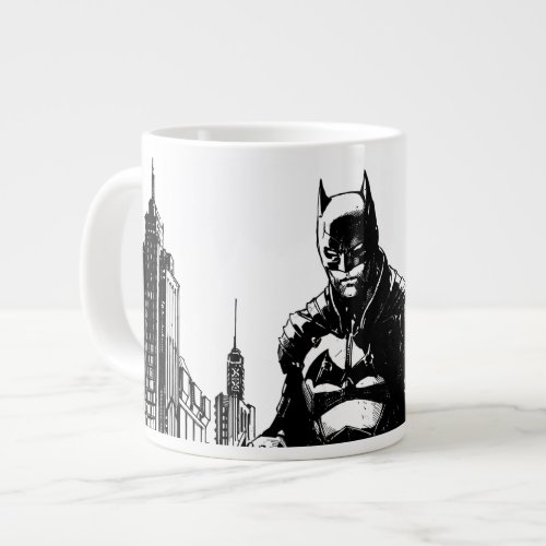 The Batman Comic Book Illustration Giant Coffee Mug