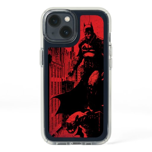 The Batman Comic Book Illustration Speck iPhone 13 Case
