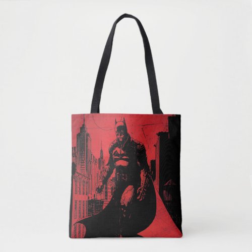 The Batman Comic Book Illustration Tote Bag