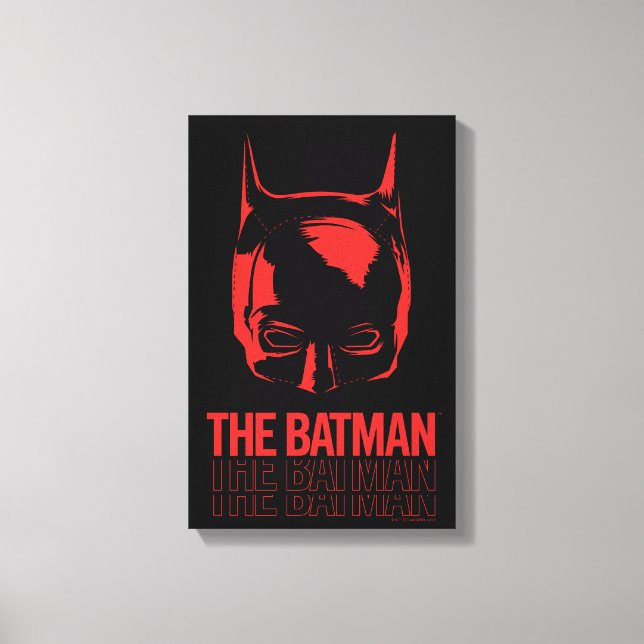 The Batman Cowl Logo Canvas Print (Front)
