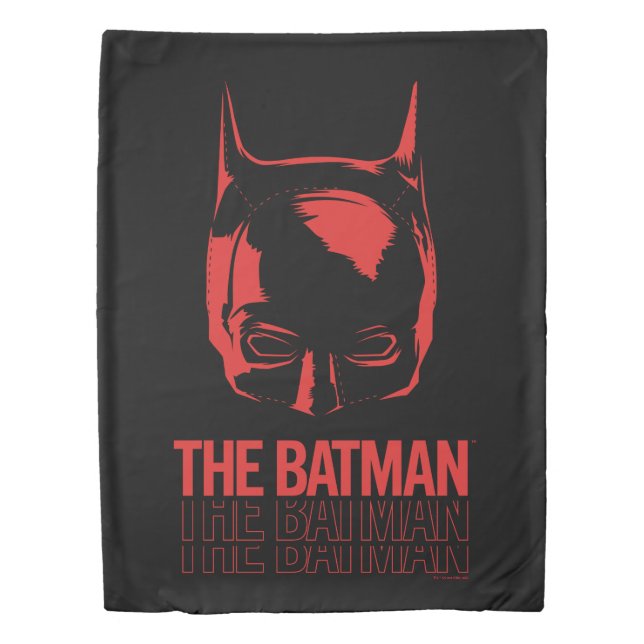 The Batman Cowl Logo Duvet Cover (Front)