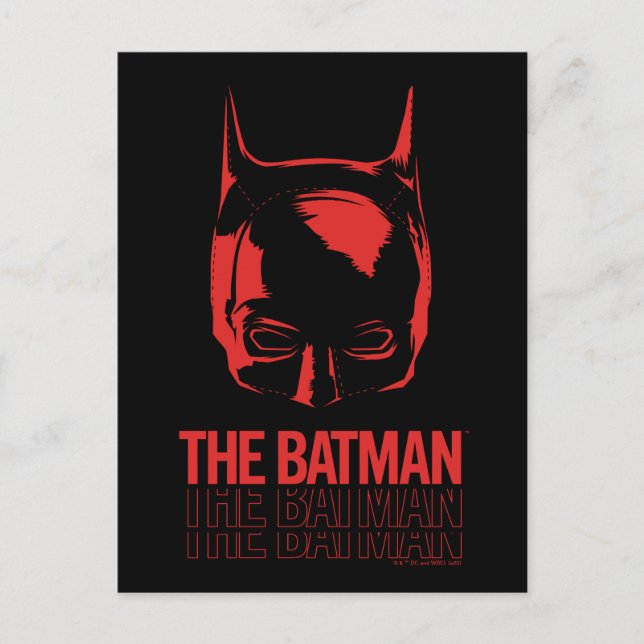 The Batman Cowl Logo Postcard (Front)