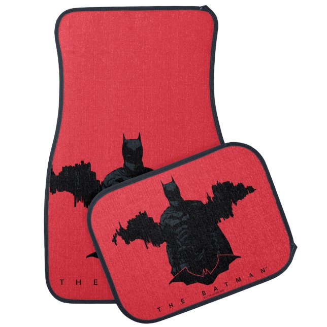 The Batman Gotham Silhouette Car Floor Mat (Set)