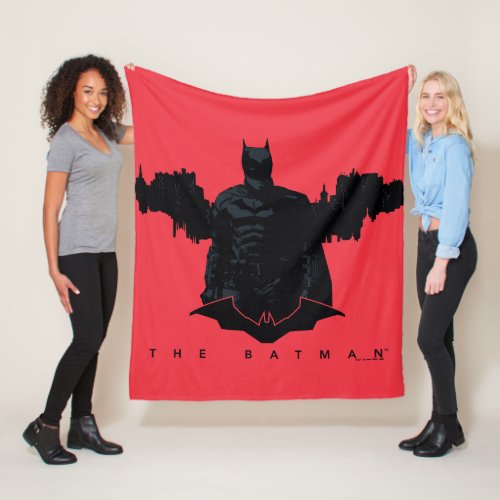 The Batman Gotham Silhouette Fleece Blanket