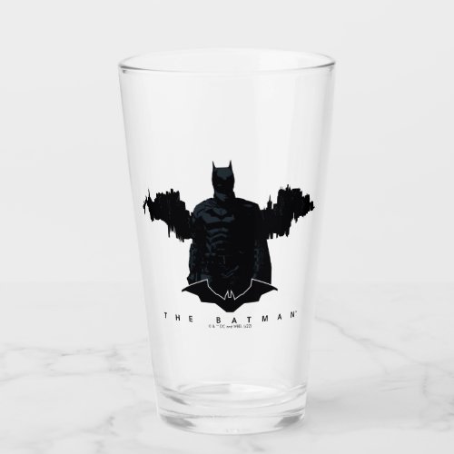 The Batman Gotham Silhouette Glass