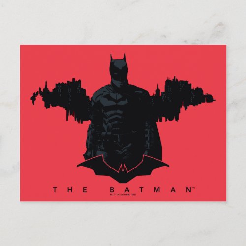 The Batman Gotham Silhouette Postcard