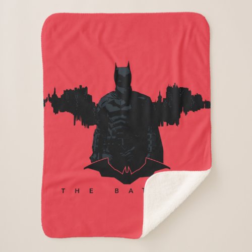 The Batman Gotham Silhouette Sherpa Blanket