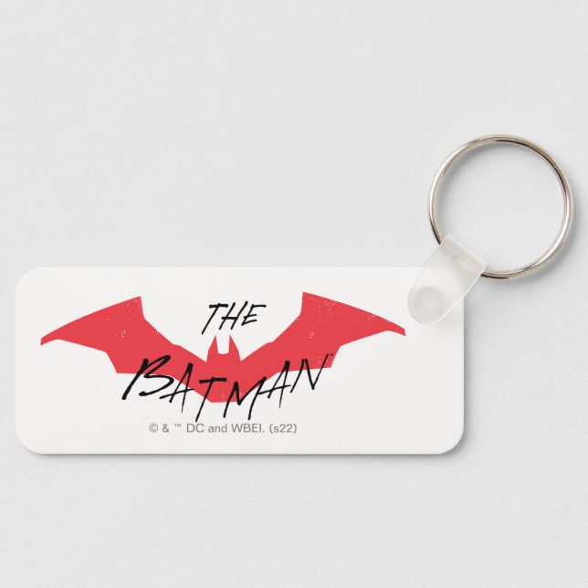 The Batman Handwritten Bat Logo Keychain (Front)