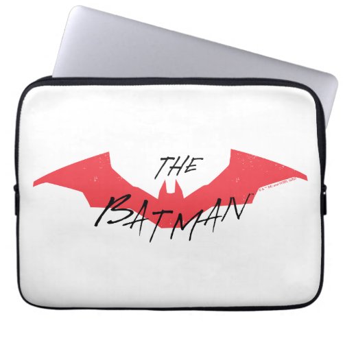 The Batman Handwritten Bat Logo Laptop Sleeve