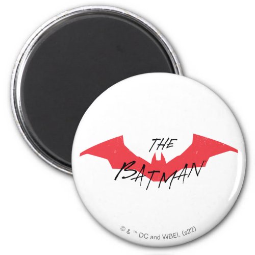 The Batman Handwritten Bat Logo Magnet