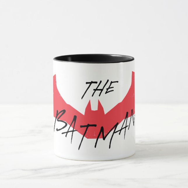 The Batman Handwritten Bat Logo Mug (Center)