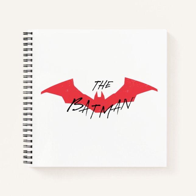 The Batman Handwritten Bat Logo Notebook (Front)