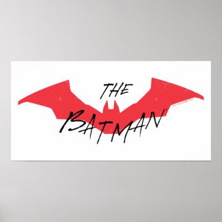 The Batman Handwritten Bat Logo Poster