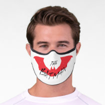 The Batman Handwritten Bat Logo Premium Face Mask