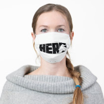 The Batman "Hero" Graphic Adult Cloth Face Mask