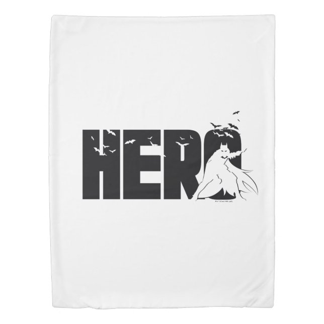 The Batman "Hero" Graphic Duvet Cover (Front)