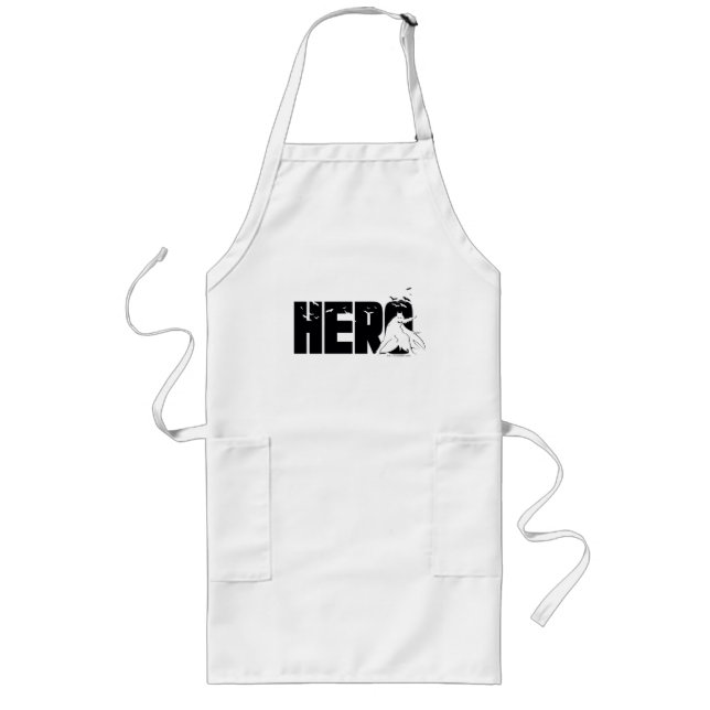 The Batman "Hero" Graphic Long Apron (Front)
