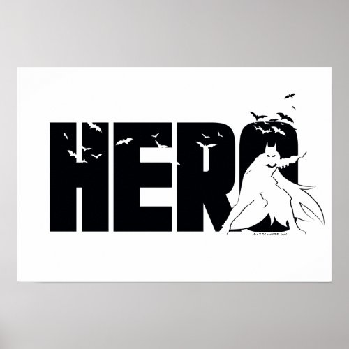 The Batman Hero Graphic Poster