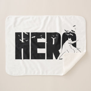 The Batman "Hero" Graphic Sherpa Blanket