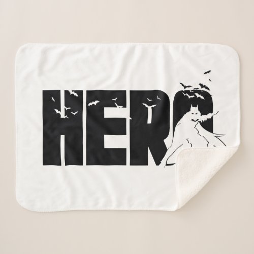 The Batman Hero Graphic Sherpa Blanket