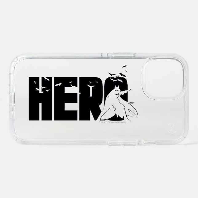 The Batman "Hero" Graphic Speck iPhone 13 Case (Front Horizontal)