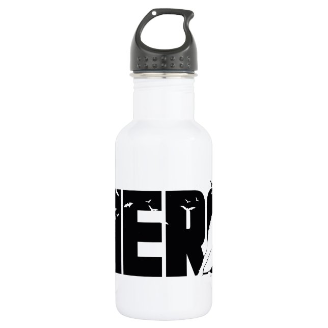 The Batman "Hero" Graphic Stainless Steel Water Bottle (Front)