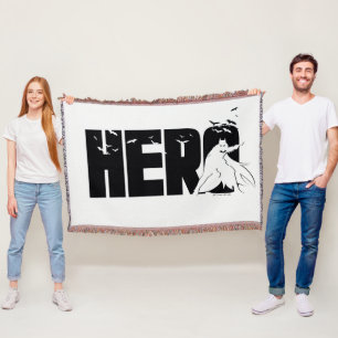 The Batman "Hero" Graphic Throw Blanket