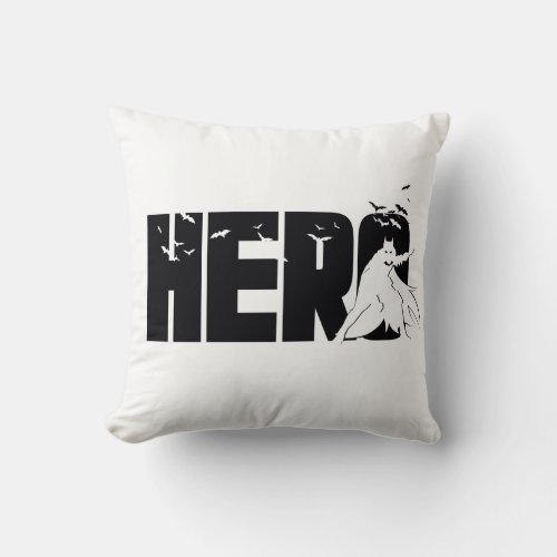 The Batman Hero Graphic Throw Pillow