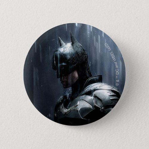 The Batman in the Rain Button