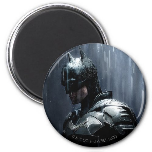 The Batman in the Rain Magnet