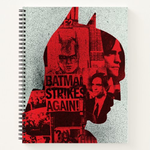 The Batman Newspaper Silhouette Notebook