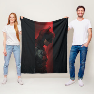 The Batman Red Bar Profile Fleece Blanket