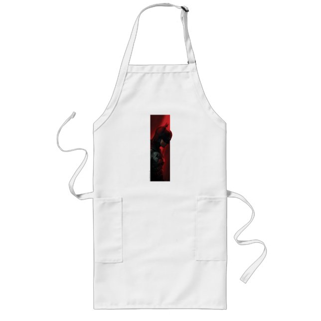 The Batman Red Bar Profile Long Apron (Front)