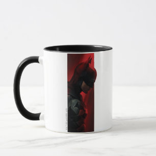 The Batman Red Bar Profile Mug