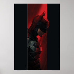 The Batman Red Bar Profile Poster