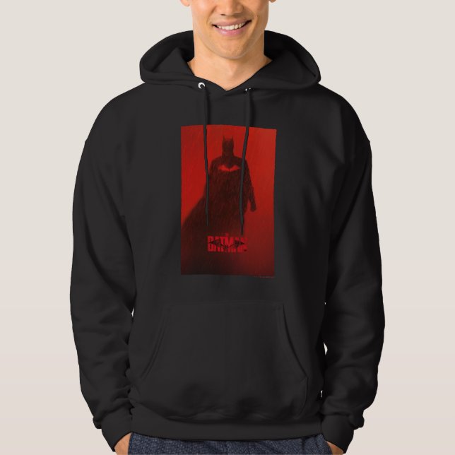 The Batman Red Rain Theatrical Poster Graphic Hoodie (Front)