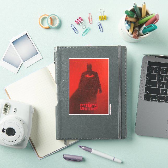 The Batman Red Rain Theatrical Poster Graphic Sticker (iPad Cover)