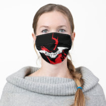 The Batman Spraypaint Outline Adult Cloth Face Mask