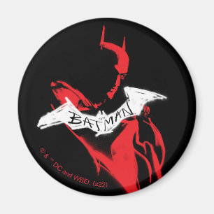 The Batman Spraypaint Outline Magnet