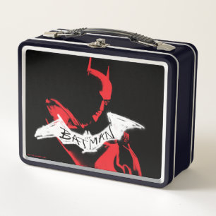 The Batman Spraypaint Outline Metal Lunch Box